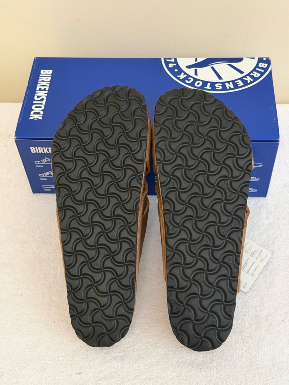 Birkenstock Unisex Lugano Leather Sandals Size EU42, USM9/W11 - Picture 7 of 7